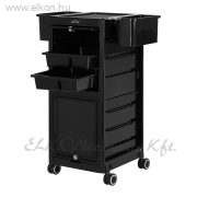 Gabbiano 68C fodrász kellékeskocsi - fekete - E-SHOP ELKONcosmetic Kft.