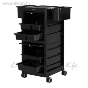 Gabbiano 68C fodrász kellékeskocsi - fekete - E-SHOP ELKONcosmetic Kft.