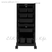 Gabbiano 68C fodrász kellékeskocsi - fekete - E-SHOP ELKONcosmetic Kft.