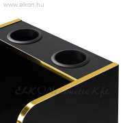 Gabbiano Trix fodrász kellékes szekrény fekete-arany - E-SHOP ELKONcosmetic Kft.