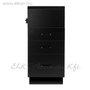 Fodrász 2027B kellékes szekrény fekete - E-SHOP ELKONcosmetic Kft.