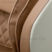 Masszázsfotel billenthető 3D Sakura Luxury fehér-bézs - E-SHOP ELKONcosmetic Kft.
