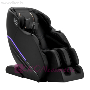 Masszázsfotel fűthető, billenthető 3D Sakura Maximus 809 fekete-indigo - E-SHOP
