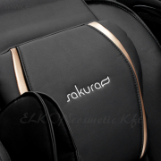 Masszázsfotel fűthető, billenthető 3D Sakura Maximus 809 fekete-indigo - E-SHOP ELKONcosmetic Kft.