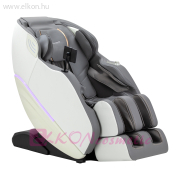 Masszázsfotel fűthető, billenthető 3D Sakura Maximus 809 szürke-bézs - E-SHOP