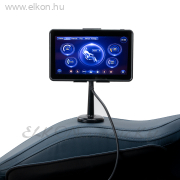 Masszázsfotel fűthető, billenthető 3D Sakura Maximus 809 szürke-kék-indigo - E-SHOP ELKONcosmetic Kft.