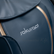 Masszázsfotel fűthető, billenthető 3D Sakura Maximus 809 szürke-kék-indigo - E-SHOP ELKONcosmetic Kft.