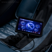 Masszázsfotel fűthető, billenthető 3D Sakura Maximus 809 szürke-kék-indigo - E-SHOP ELKONcosmetic Kft.