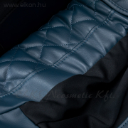 Masszázsfotel fűthető, billenthető 3D Sakura Maximus 809 szürke-kék-indigo - E-SHOP ELKONcosmetic Kft.