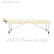 BALANCE Alumínium összecsukható Masszázsasztal 2 szekciós - krémszínű - E-SHOP ELKONcosmetic Kft.