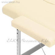 BALANCE Alumínium összecsukható Masszázsasztal 2 szekciós - krémszínű - E-SHOP ELKONcosmetic Kft.