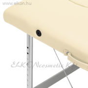 BALANCE Alumínium összecsukható Masszázsasztal 2 szekciós - krémszínű - E-SHOP ELKONcosmetic Kft.