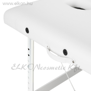 BALANCE Alumínium összecsukható Masszázsasztal 3 szekciós - fehér - E-SHOP ELKONcosmetic Kft.