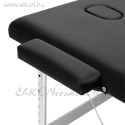 BALANCE Alumínium összecsukható Masszázsasztal 3 szekció - fekete - E-SHOP ELKONcosmetic Kft.