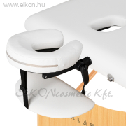 BALANCE Fa összecsukható masszázsasztal 2 szekciós 190x70 - fehér - E-SHOP ELKONcosmetic Kft.