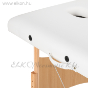 BALANCE Fa összecsukható masszázsasztal 2 szekciós 190x70 - fehér - E-SHOP ELKONcosmetic Kft.