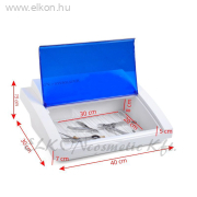 PEDIKŰRÖS MUNKAÁLLOMÁS Csiszolóval, Sterilizálóval, Lámpával széles fiók - E-SHOP ELKONcosmetic Kft.