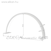 Íves Körmös Lámpa szabályozható fénnyel, asztali - szürke - E-SHOP ELKONcosmetic Kft.