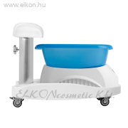 Pedikűrös lábáztató masszírozóval gurulós lábtartóval fehér - E-SHOP ELKONcosmetic Kft.
