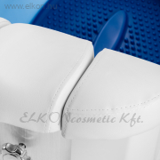 Pedikűrös lábáztató masszírozóval gurulós lábtartóval fehér - E-SHOP ELKONcosmetic Kft.