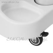 Pedikűrös lábáztató masszírozóval gurulós lábtartóval fehér - E-SHOP ELKONcosmetic Kft.