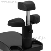 Pedikűrös lábáztató masszírozóval gurulós lábtartóval fekete - E-SHOP ELKONcosmetic Kft.