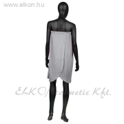 Vendégruha gumis frottír - szürke - E-SHOP ELKONcosmetic Kft.