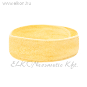 Frottír tépőzáras Fejpánt - sárga színű - E-SHOP ELKONcosmetic Kft.