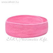 Frottír tépőzáras Fejpánt - pink színű - E-SHOP ELKONcosmetic Kft.