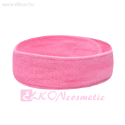Frottír tépőzáras Fejpánt - pink színű - E-SHOP