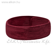 Frottír tépőzáras Fejpánt - bordó színű - E-SHOP ELKONcosmetic Kft.