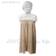 Vendégruha gumis frottír - világos barna - E-SHOP