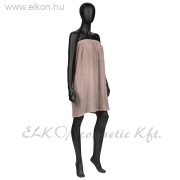 Vendégruha gumis frottír - világos barna - E-SHOP ELKONcosmetic Kft.