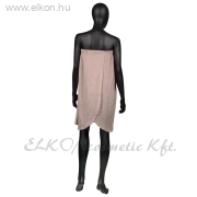 Vendégruha gumis frottír - világos barna - E-SHOP ELKONcosmetic Kft.