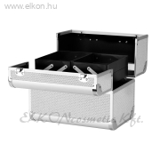 Kozmetikai Sminkes Koffer - ezüst - E-SHOP ELKONcosmetic Kft.
