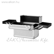 Kozmetikai Sminkes Koffer - ezüst - E-SHOP ELKONcosmetic Kft.