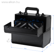 Kozmetikai Sminkes Koffer - fekete - E-SHOP ELKONcosmetic Kft.