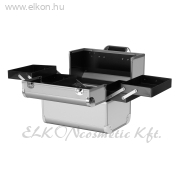 Kozmetikai Sminkes Koffer - ezüst - E-SHOP ELKONcosmetic Kft.