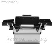 Kozmetikai Sminkes Koffer - ezüst - E-SHOP ELKONcosmetic Kft.