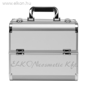 Kozmetikai Sminkes Koffer - ezüst - E-SHOP ELKONcosmetic Kft.