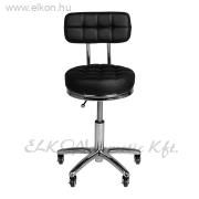 Háttámlás Tetováló Forgózsámoly - fekete - E-SHOP ELKONcosmetic Kft.