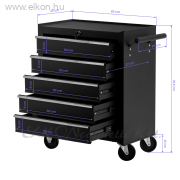 Tetováló Munkaállomás - fekete - E-SHOP ELKONcosmetic Kft.