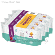 Jimjams Baby Aqua touch nedves popsitörlőkendő - multipack 4x100db - JimJams