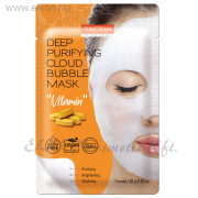 Vitaminos mélytisztító bubble habmaszk 20g - PureDerm