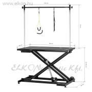 Professzionális kutyakozmetikai asztal P4W 1 fekete - E-SHOP ELKONcosmetic Kft.