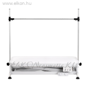 Professzionális elektromos kutyakozmetikai asztal világítással, fehér  P4W 3 - E-SHOP ELKONcosmetic Kft.