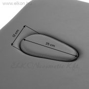 Hidraulikus rehabilitációs asztal masszázshoz és fizioterápiához Balance Solidum 5 szürke - E-SHOP ELKONcosmetic Kft.