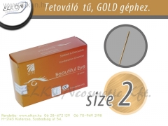 TETOVÁLÓ TŰ 2-es-GOLD (steril) - ELKON - See Me