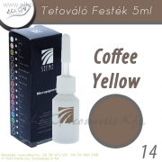 TETOVÁLÓ FESTÉK 5ml. COFFEE YELLOW- ELKON - See Me