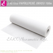 PAPÍRLEPEDŐ ÁGYTAKARÓ 100mx59cm  ORVOSI 21,2g/m, hófehér, 100% tiszta cellulóz, 31cm-enként perforálva (28Ft/m) - PEP